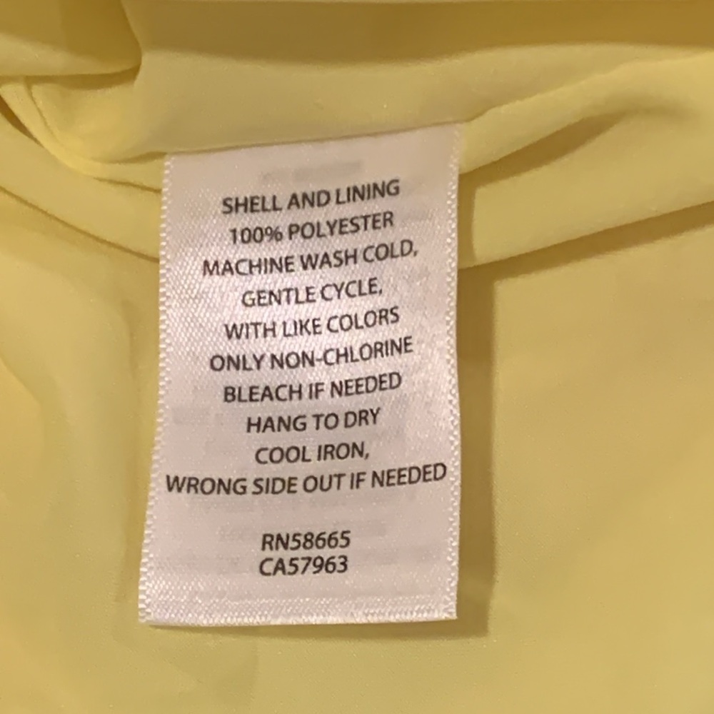 NWT Chelsea28 Floral Print Asymmetric Faux Wrap Dress Yellow Large - Picture 6 of 6